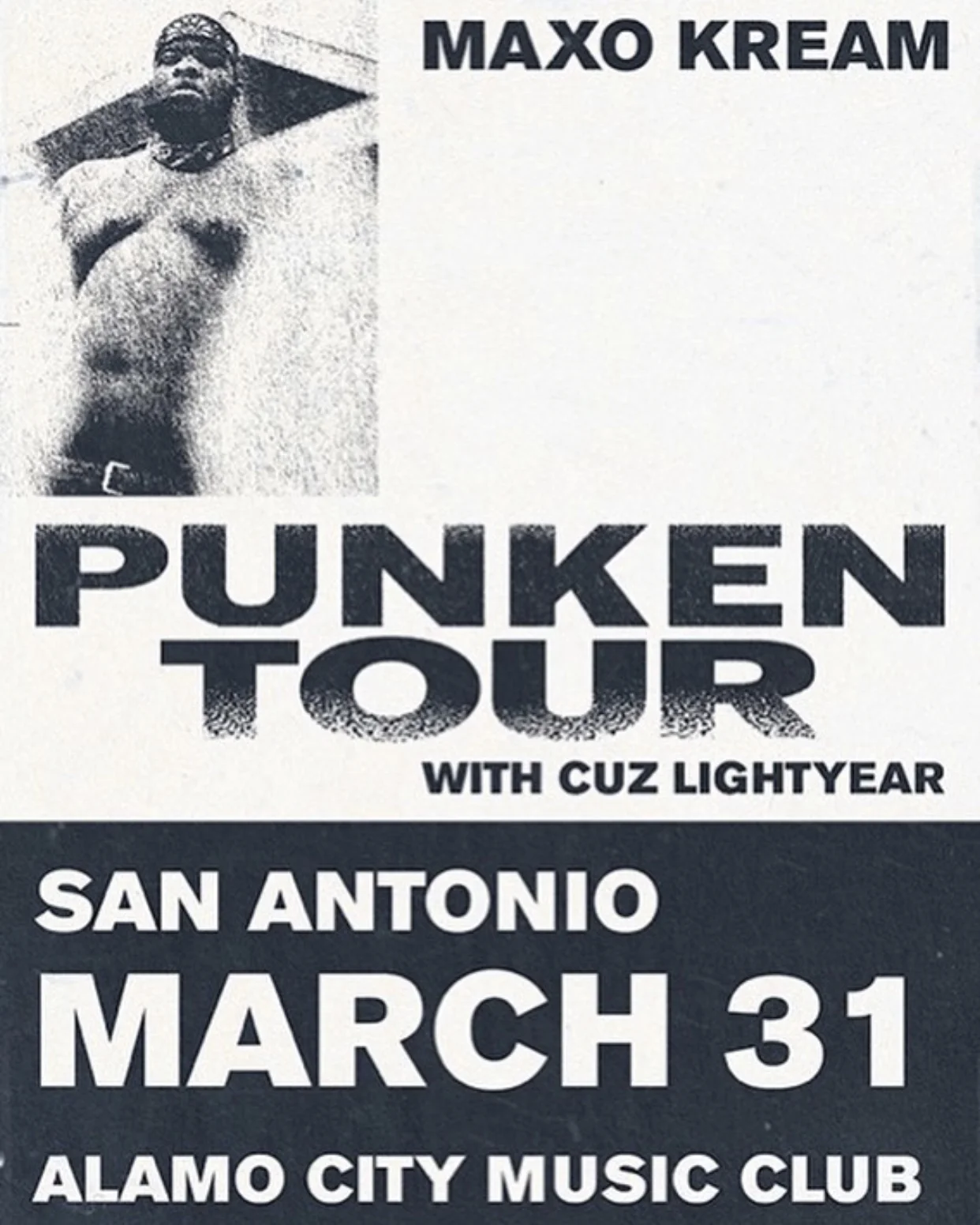 Scoremore Presents Maxo Kream: Punken Tour 3/31 (San Antonio) 