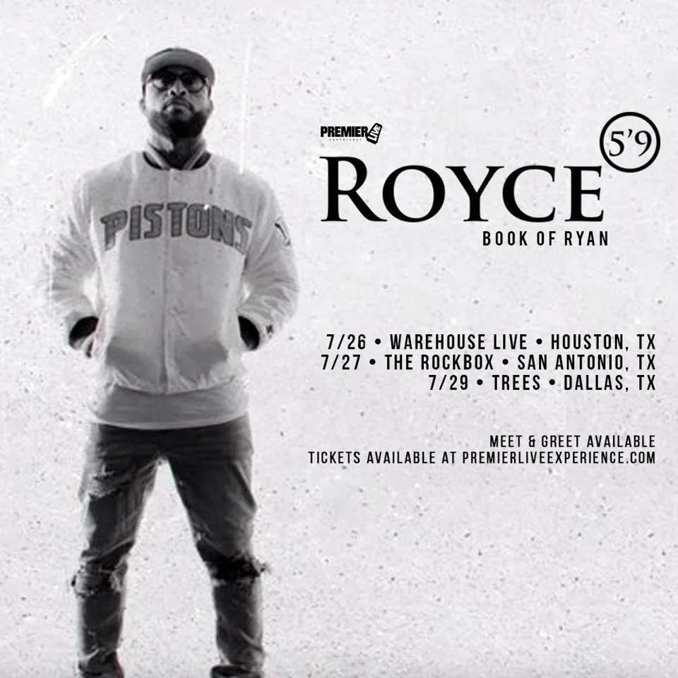 Premier Live Experience presents Royce Da 5’9”: Book Of Ryan Texas Tour 
