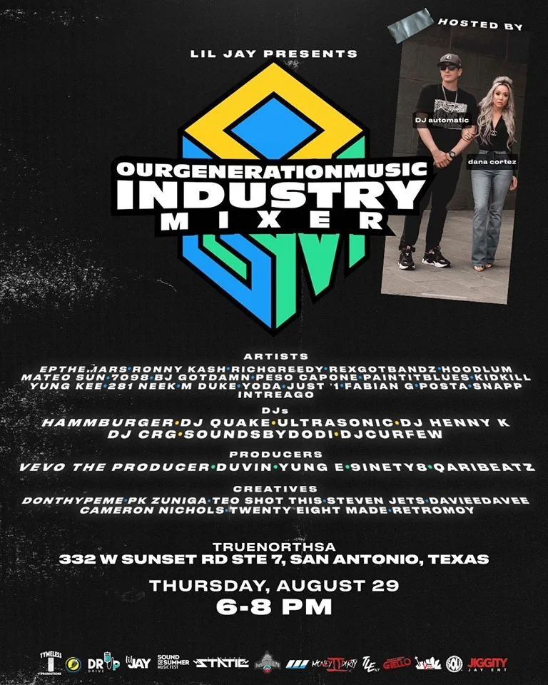Lil Jay Presents Our Generation Music Industry Mixer at True North SA on 8/29