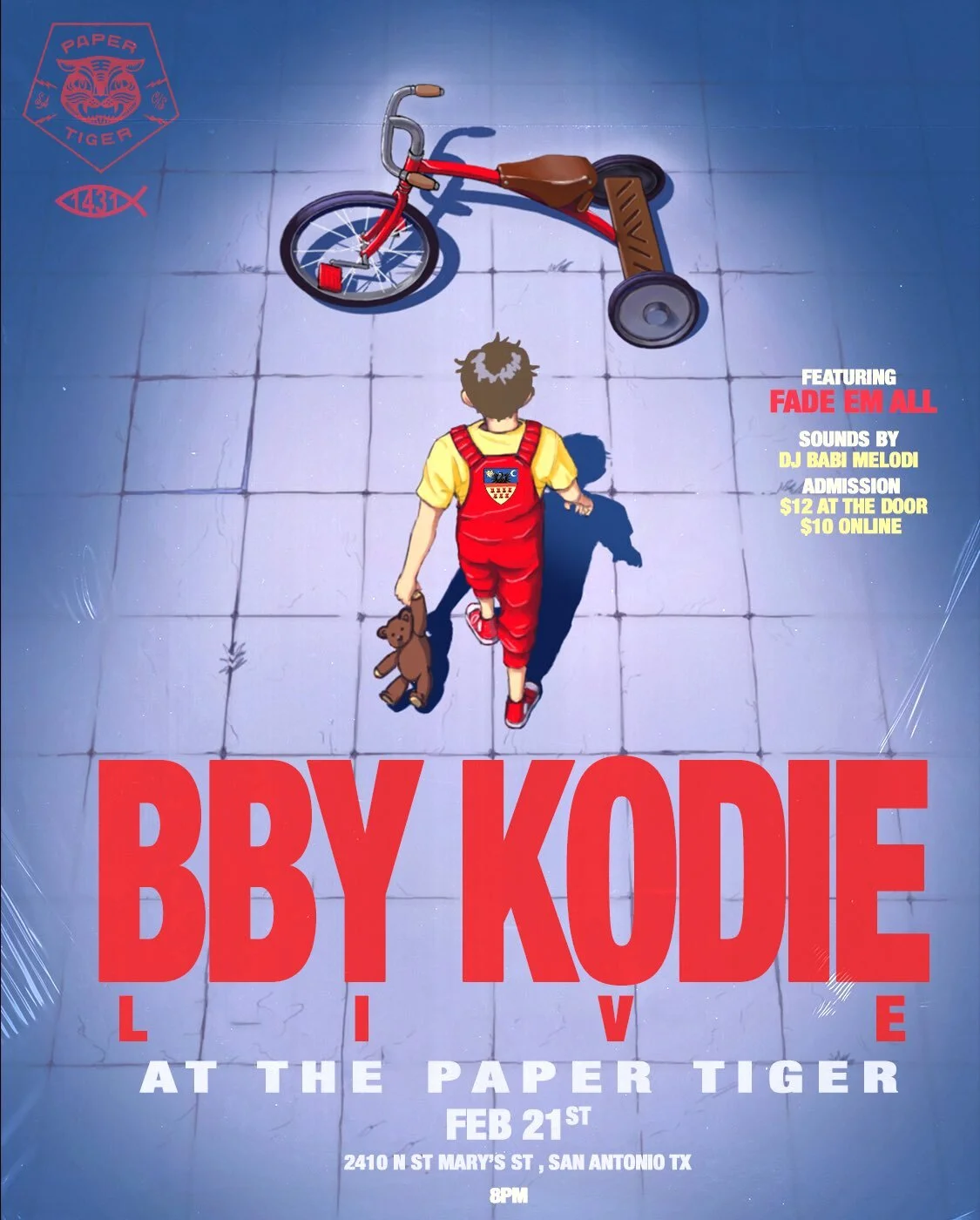 Pony Up! presents BBY Kodie Live at Paper Tiger on 2/21