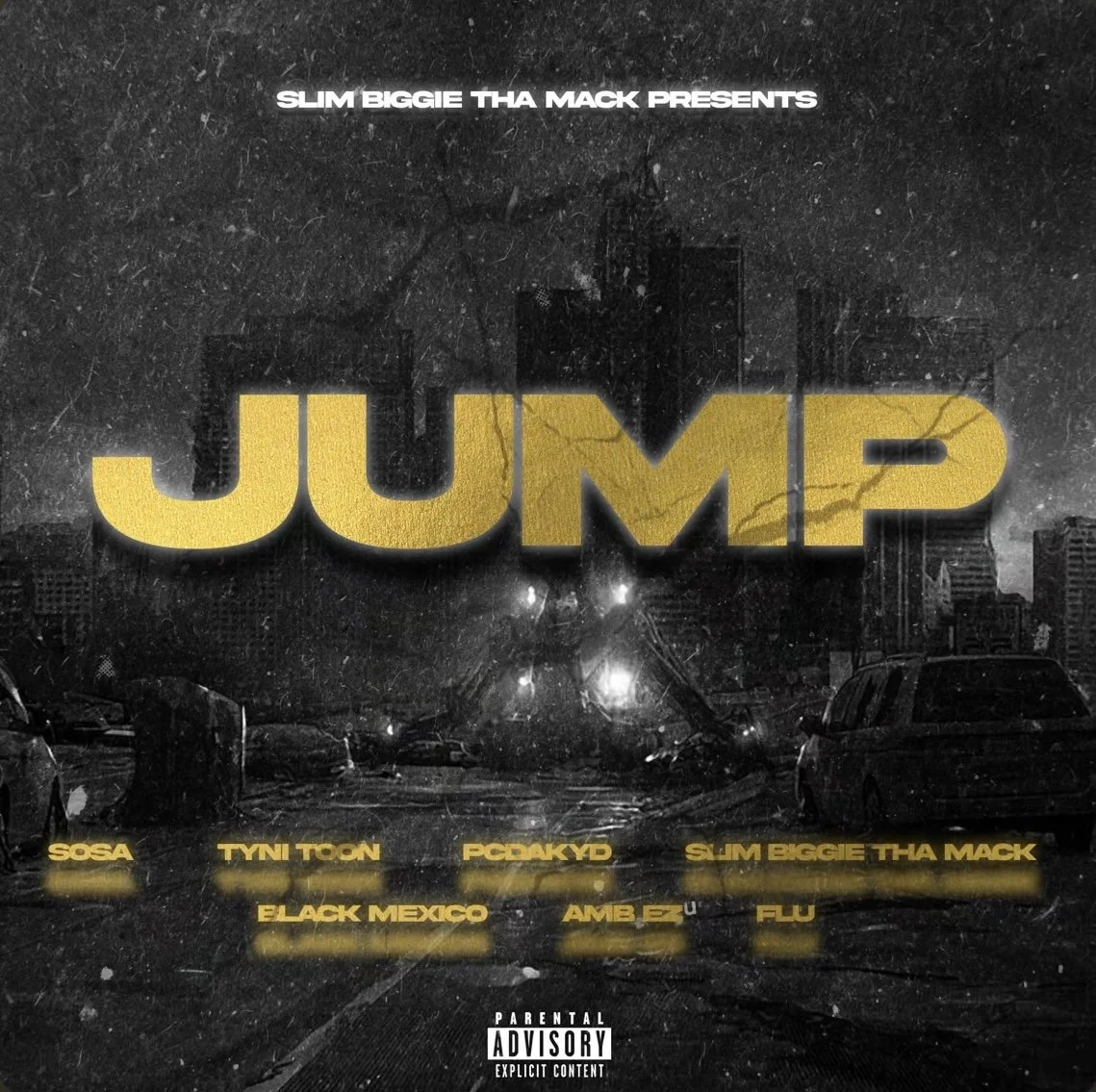 Slim Biggie Tha Mack feat SoSanAntone, Tyni Toon, PCdakyd, Black Mexico, AMB EZ & FLU - Jump (Video)