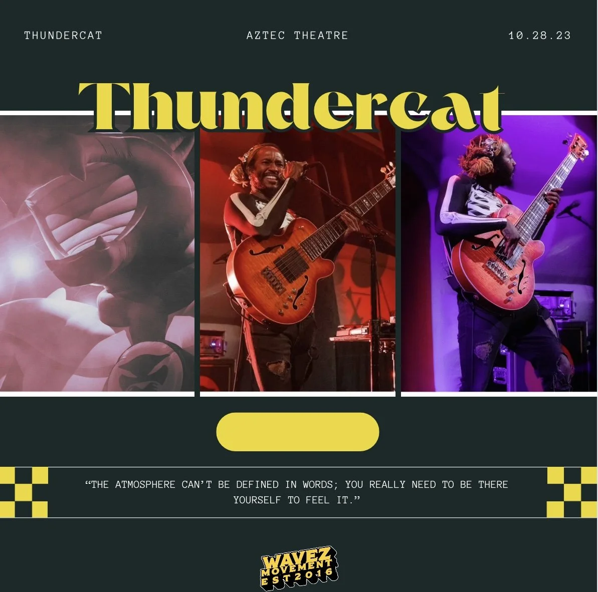 Fellas, hide your girl, Thundercat is in her city | Aztec Theatre 10.28