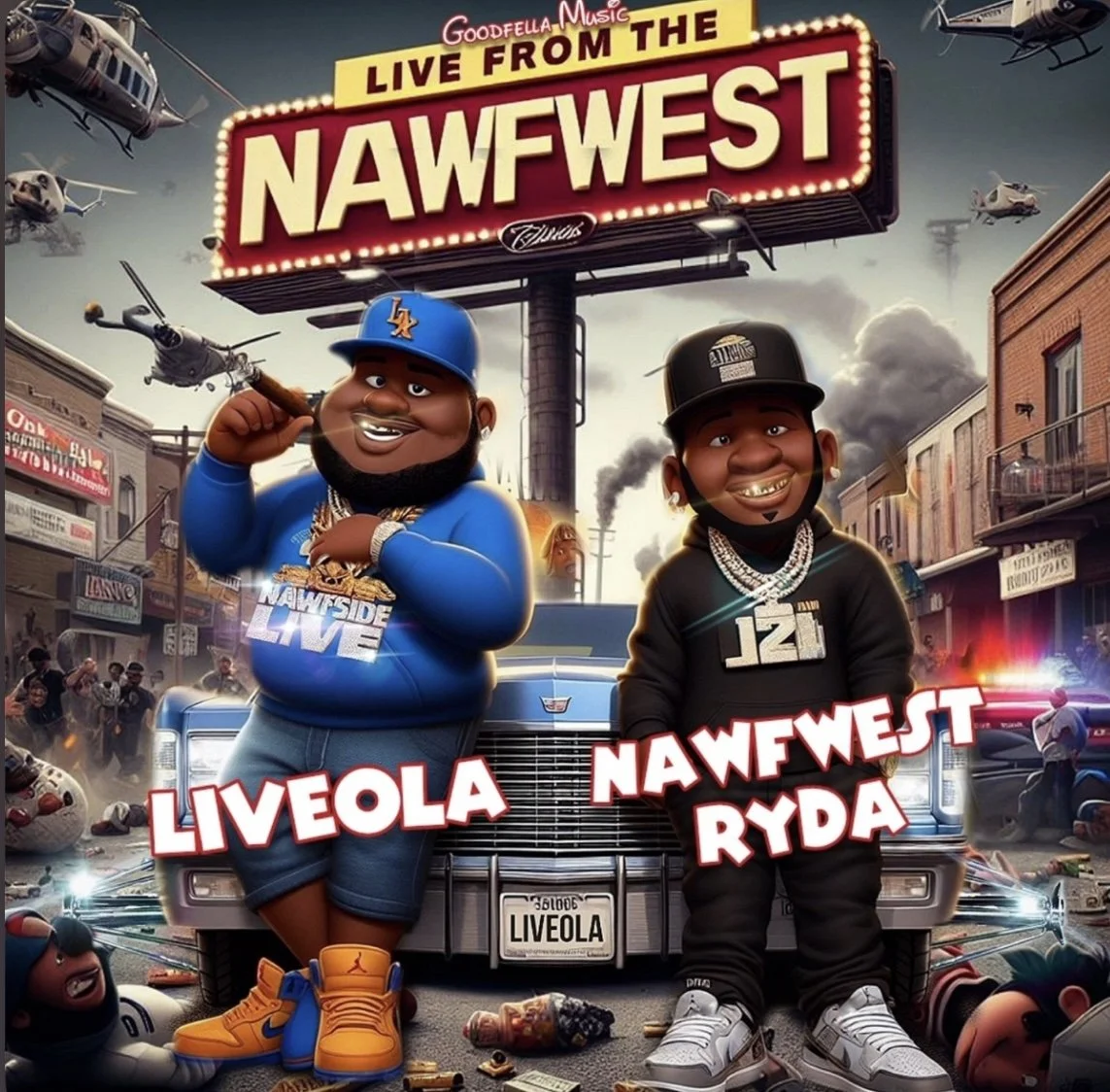 Liveola &amp; Nawf West Ryda - Live From The Nawfwest (EP) 