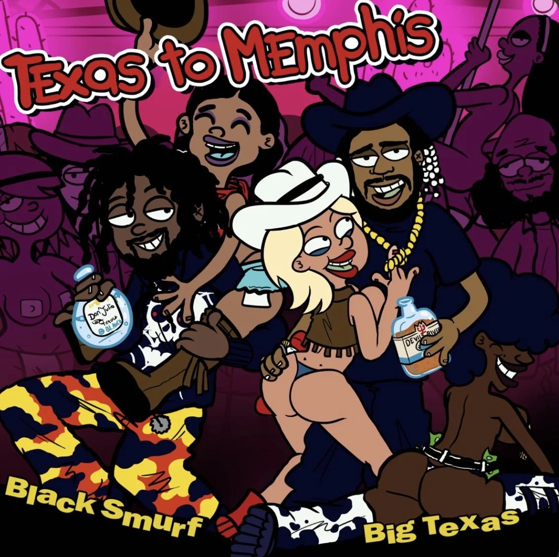 Big Texas & Black Smurf - Texas To Memphis (Single)