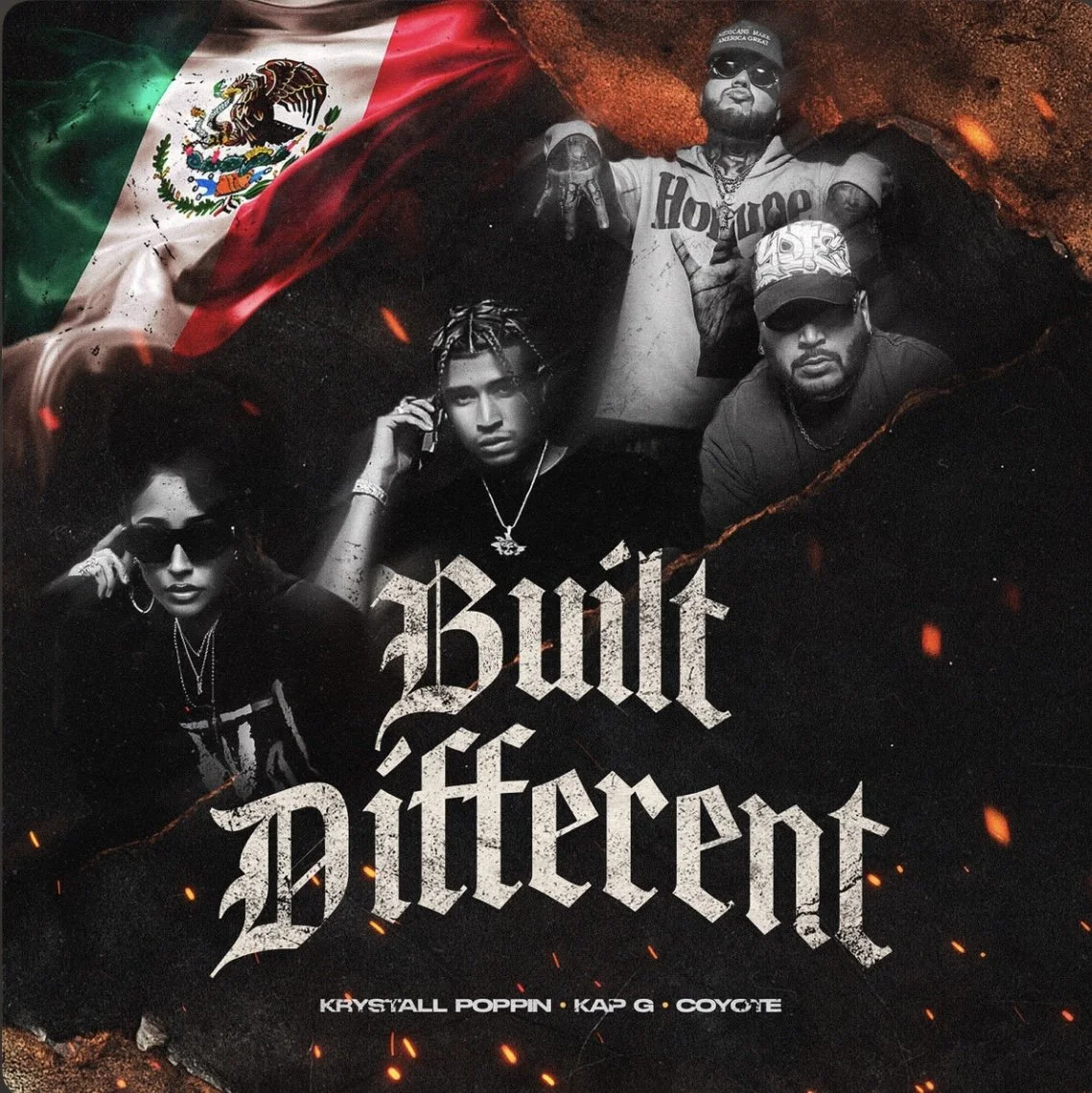 Krystall Poppin feat Coyote & Kap G - Built Different (Single)