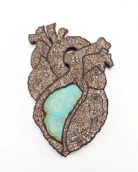  Black Turquoise Corazon