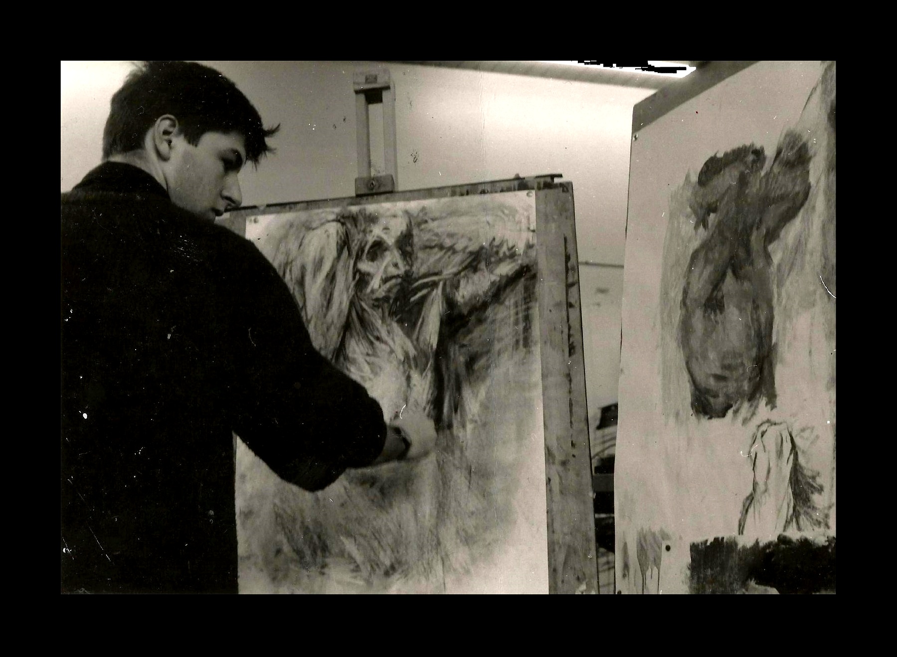  Life drawing, art school, 1986 