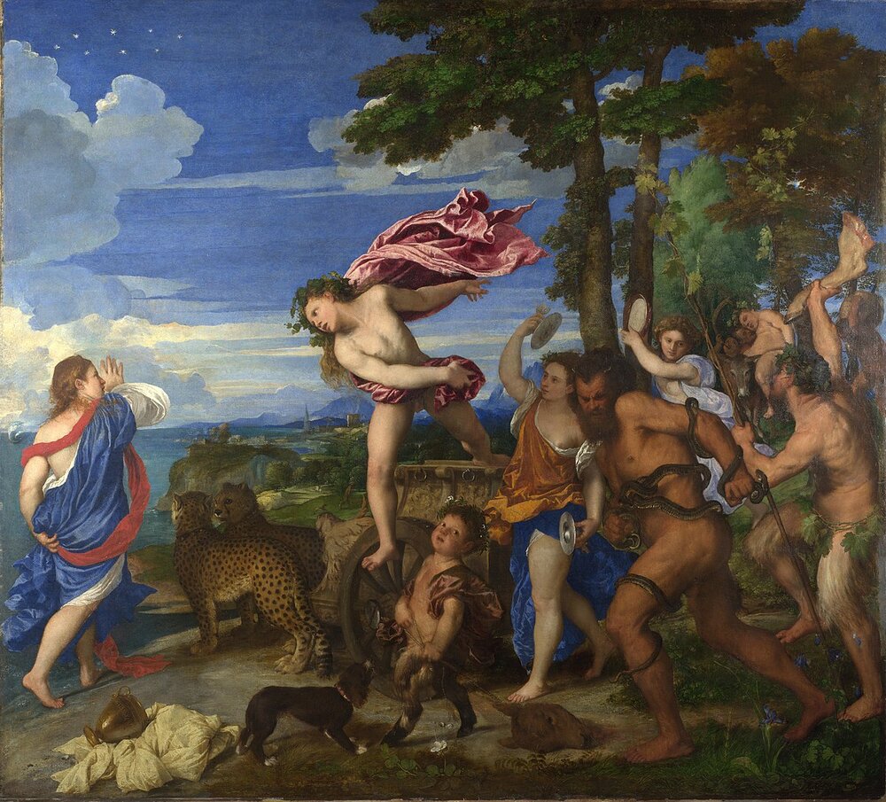  Titian  “Bacchus and Ariadne” (1522–1523) 