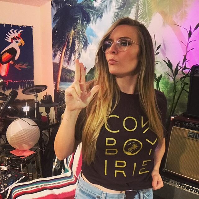 Y&rsquo;all holler if you want one of these @cowboyirie shirts I designed! The shirt is oxblood and the letters are GoLd!!💫🌟✨We&rsquo;ve got a limited supply&mdash;4 S, 1 M, 2 XL. Let me know if you want a L and I will start to build another order!