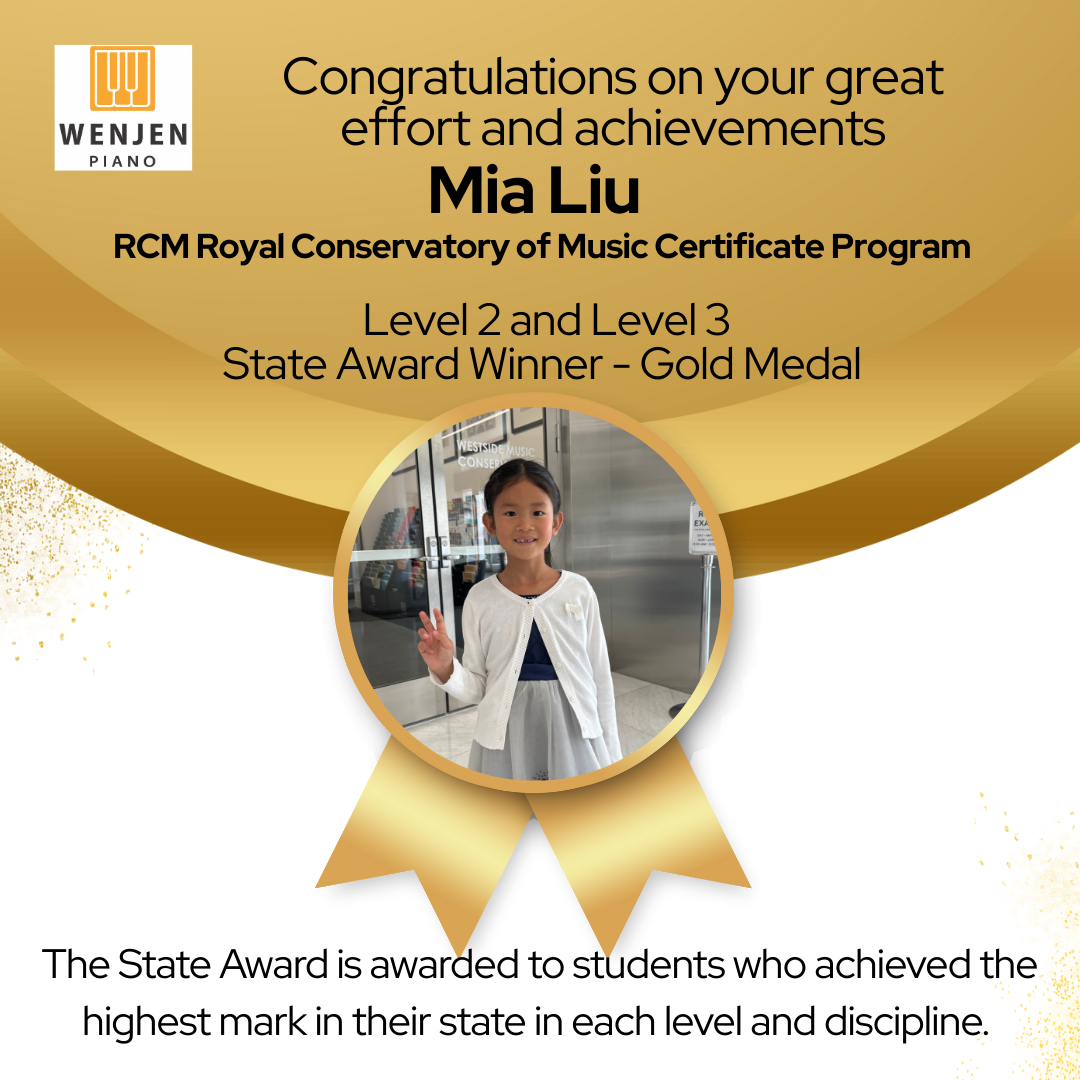 Mia Liu RCM State Award Gold Medal.png