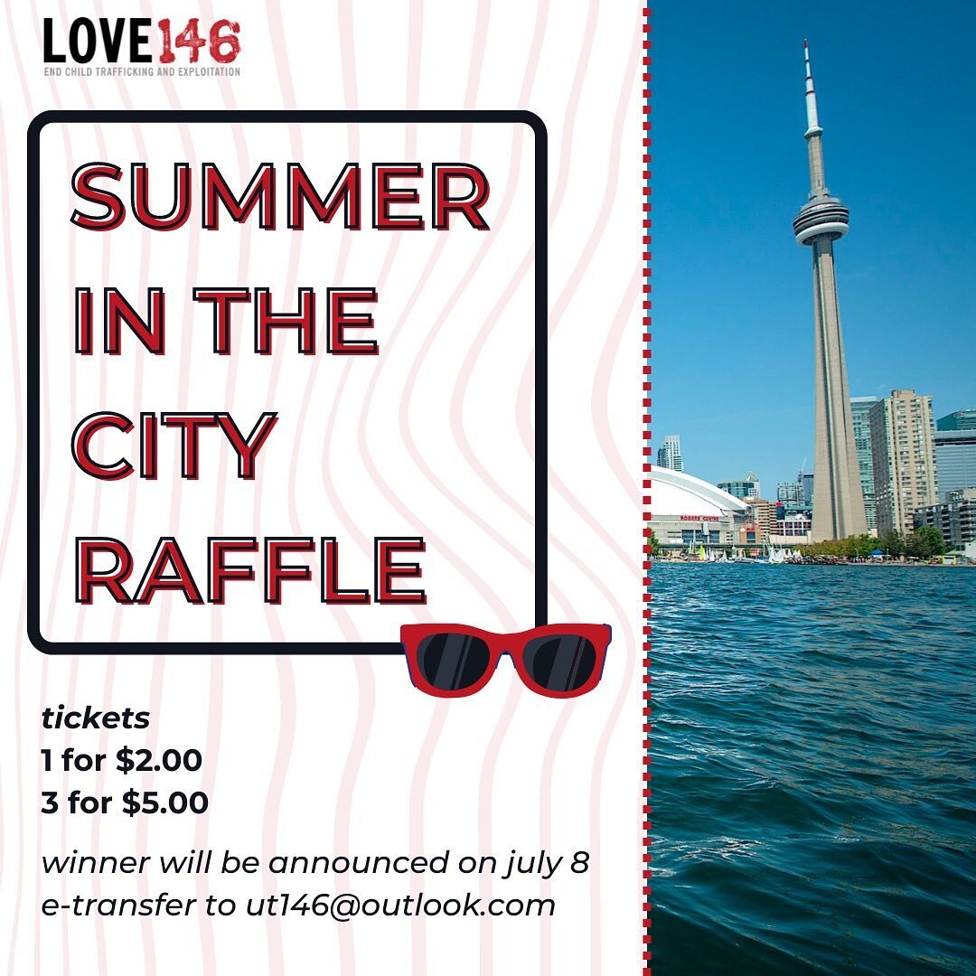 Hello UT146 family! Summer is here and we want to help make it the best one yet, so we&rsquo;re hosting the &ldquo;Summer in the City&rdquo; raffle! Tickets are $2.00 each of 3 for $5.00 (payable to ut146@outlook.ca), with all proceeds going directly