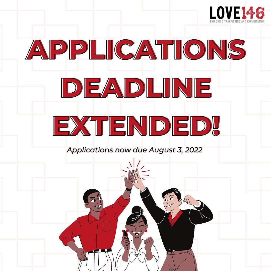 The application deadline has been extended to August 3rd! We look forward to receiving your applications!💙❤️