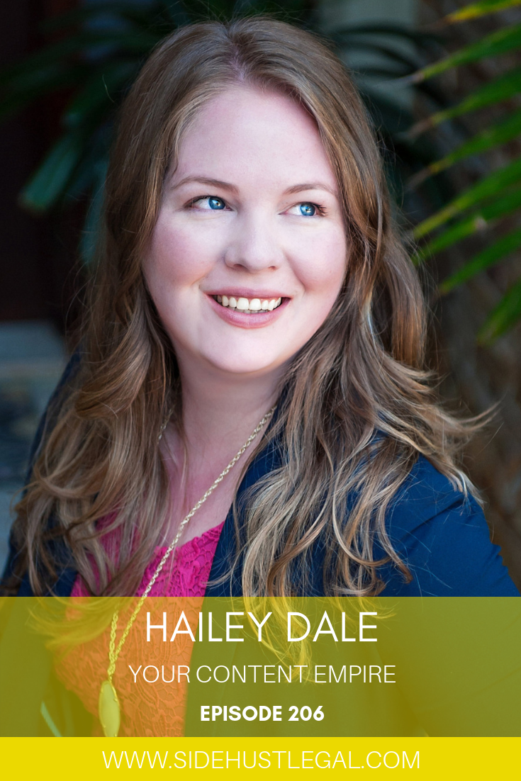 Episode 206 | Hailey Dale of Your Content Empire. | Passionate Storyteller  & Public Speaker
