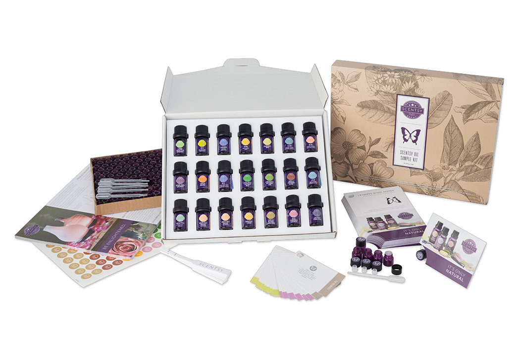 Package and collateral design - Oil sampler kit Sample kit to test and sell various Oils.