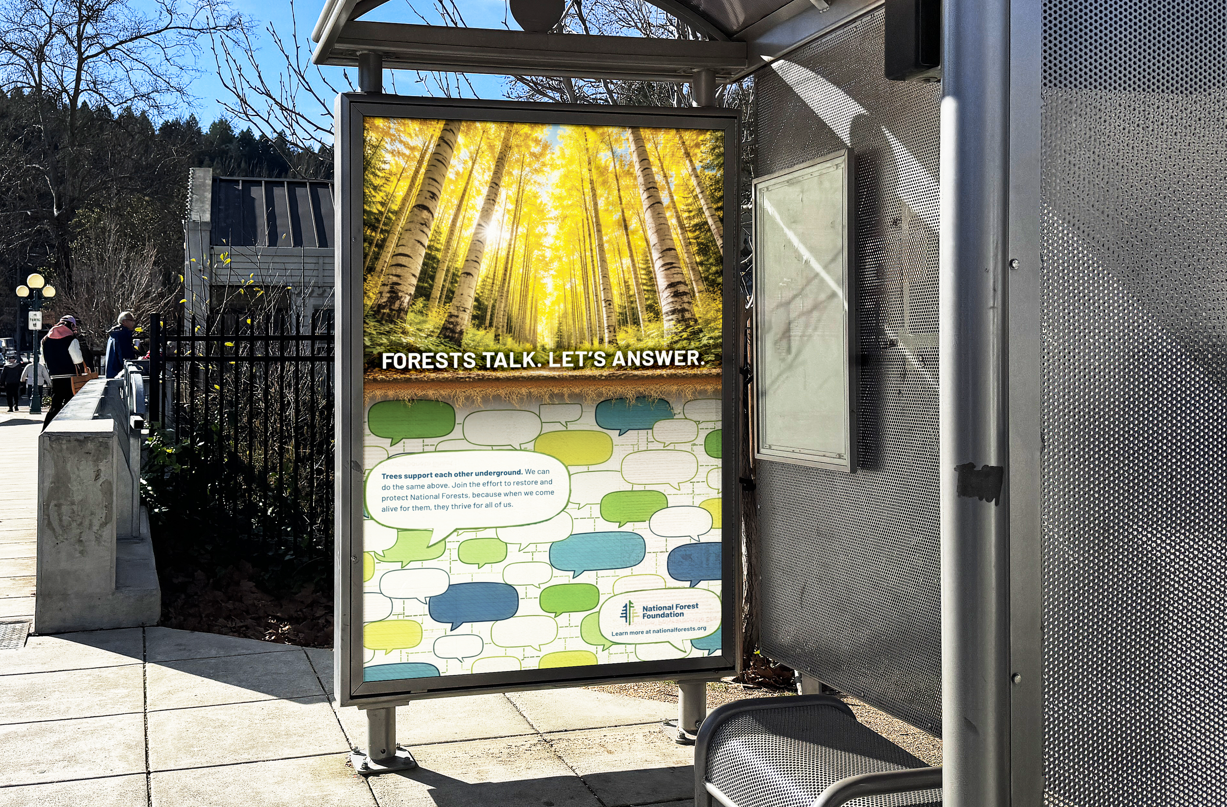 Out Of Home ad for National Forest Foundation