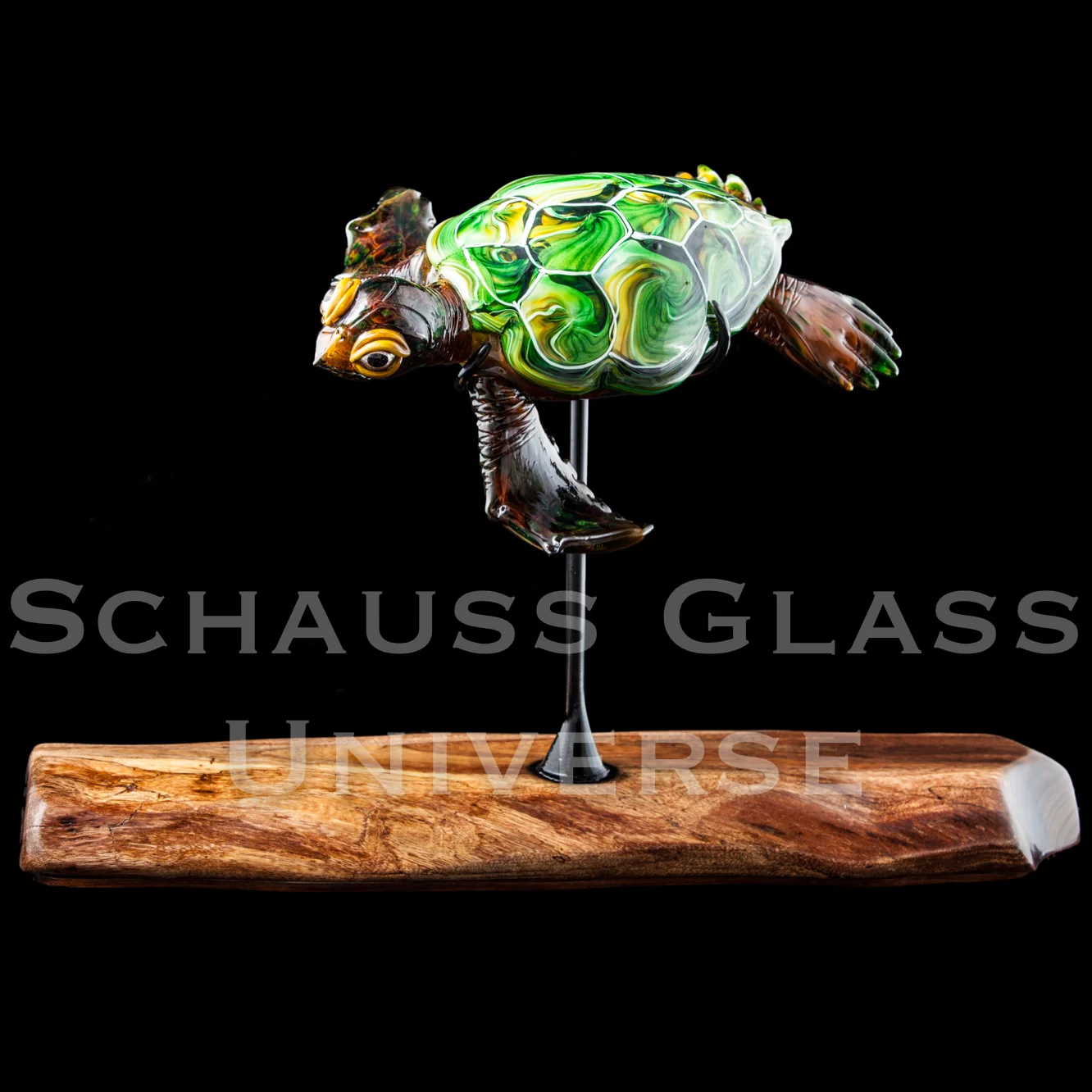 ©2015SchaussGlassblowingLLC TurtleW:Stand.jpg