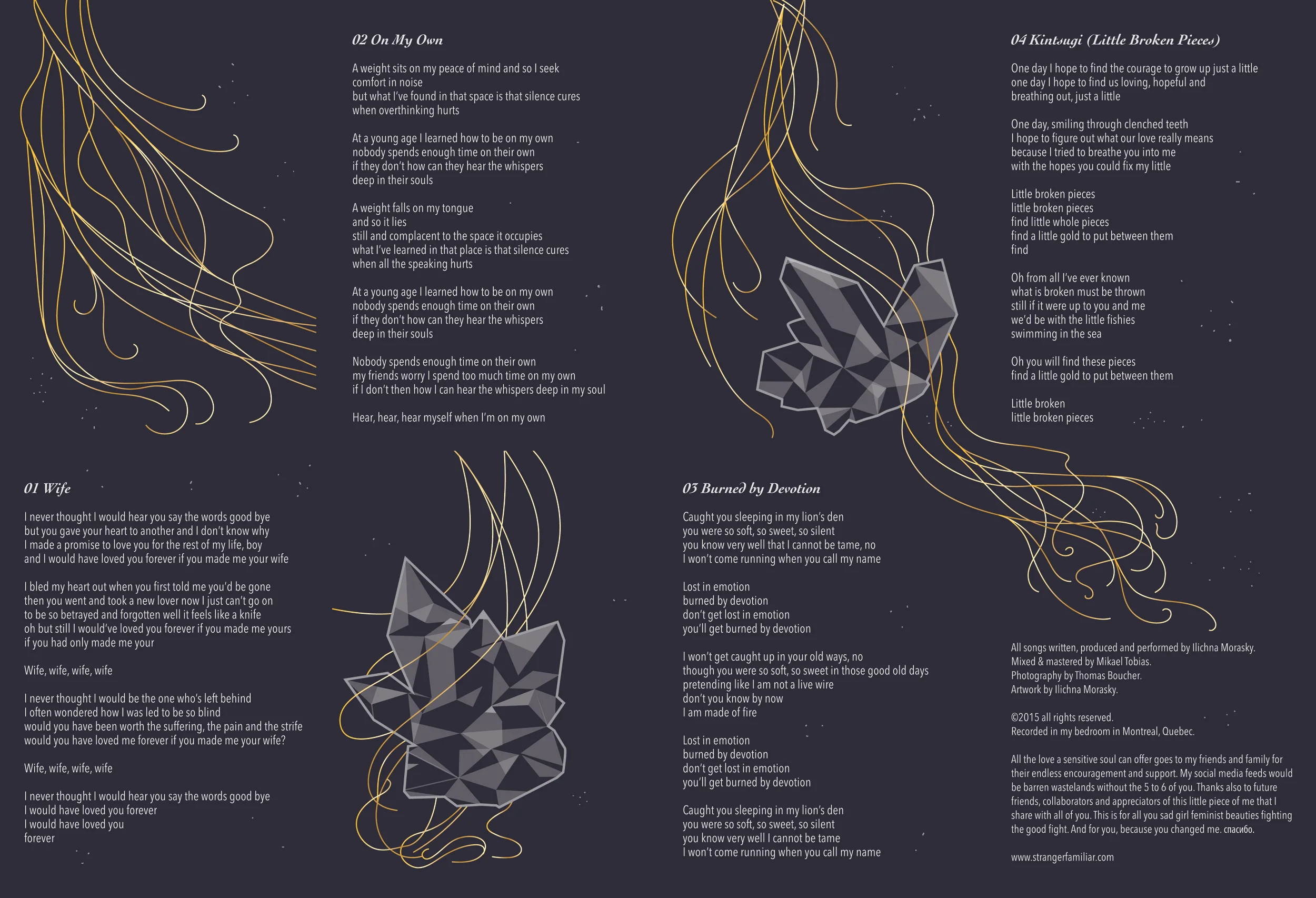 Side two - Poster EP Fire Under Water