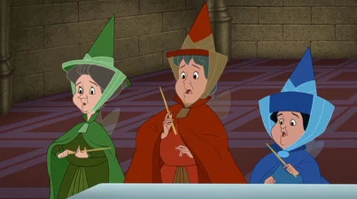 Fauna, Flora, and Merryweather, from Sleeping Beauty (21:20)