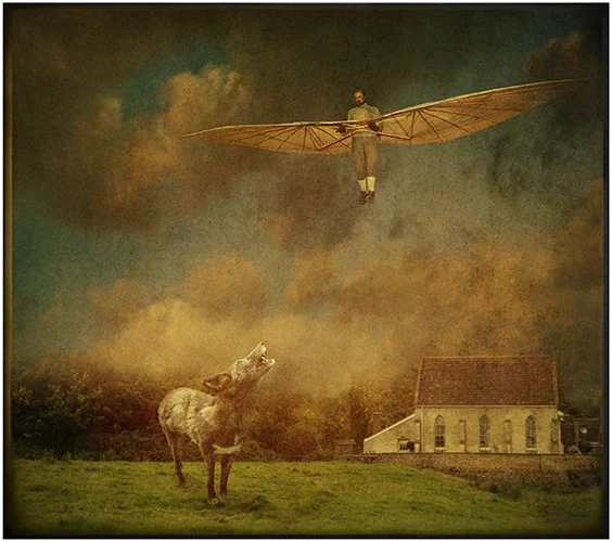Glider over Lacock