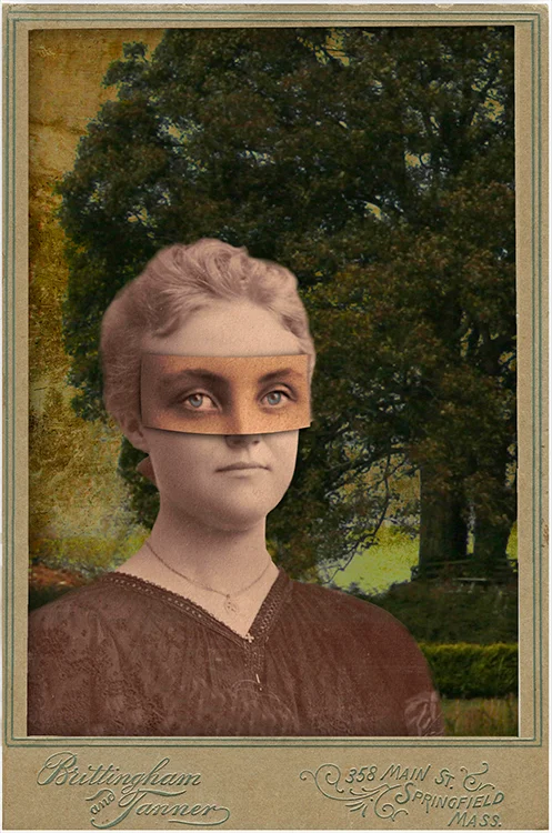 Masked woman in a Garden _Brittingham+Tanner.jpg