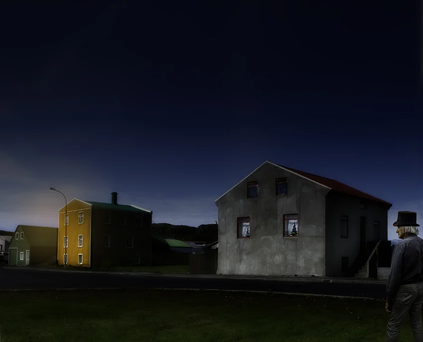 Three Houses in Iceland