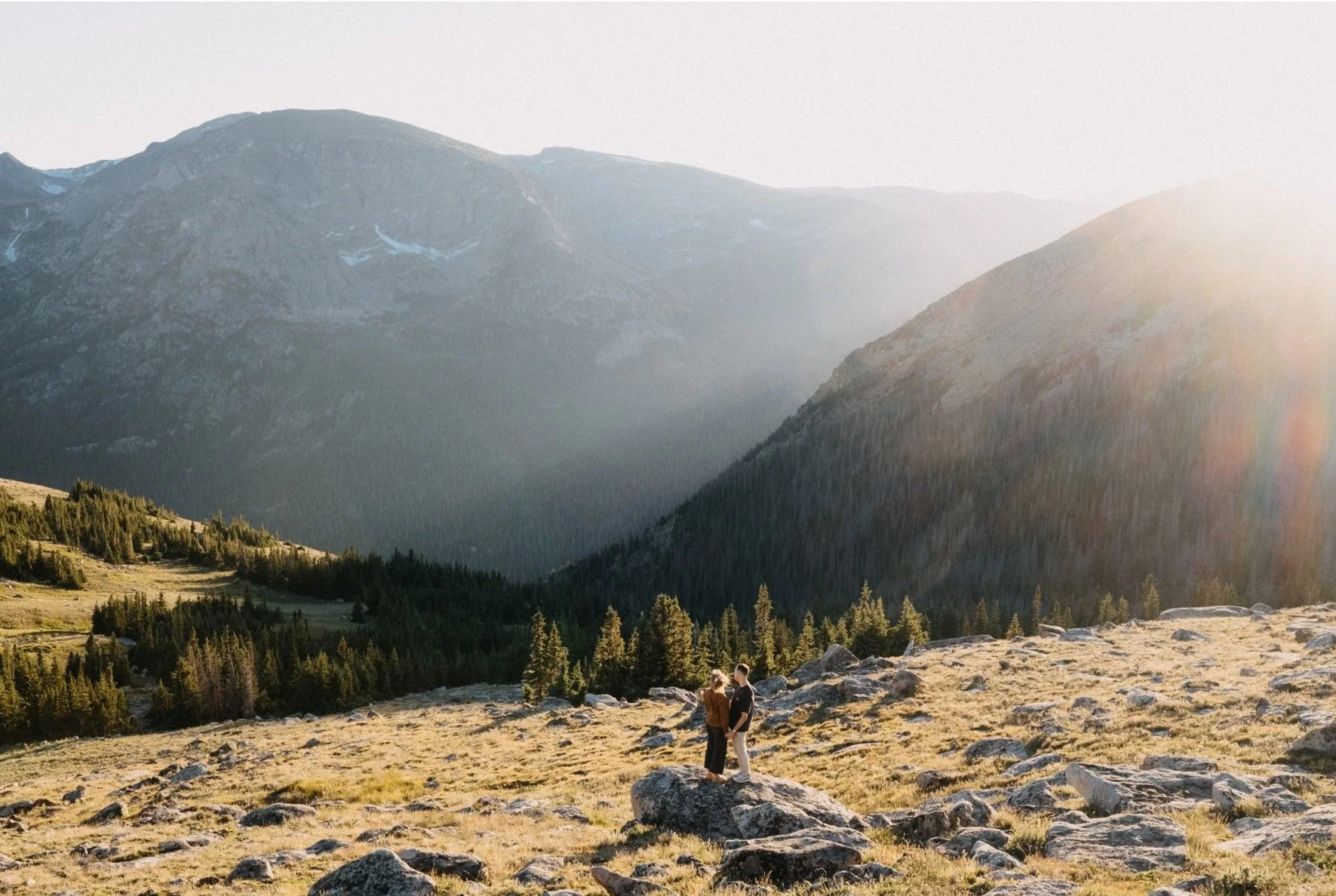 Rocky Mountain National Park Engagement Photo Session
