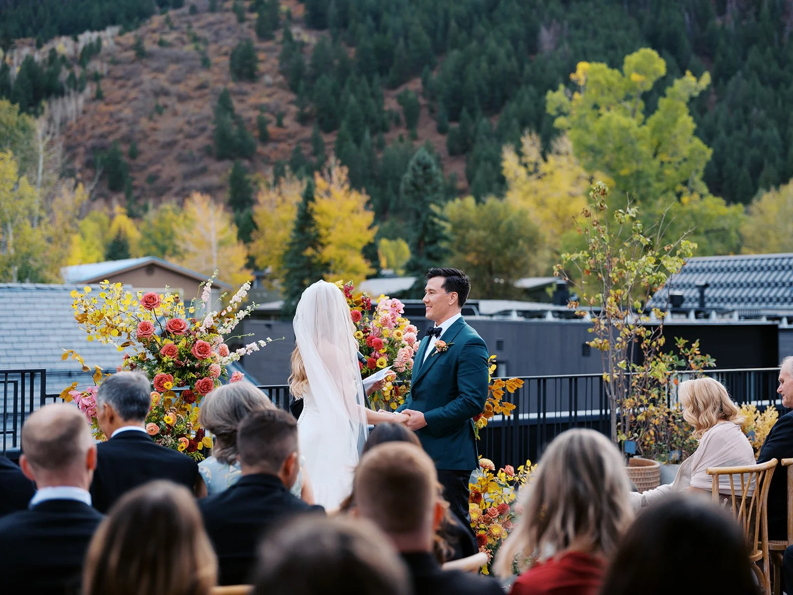 Mollie Aspen wedding photographed on film and digital