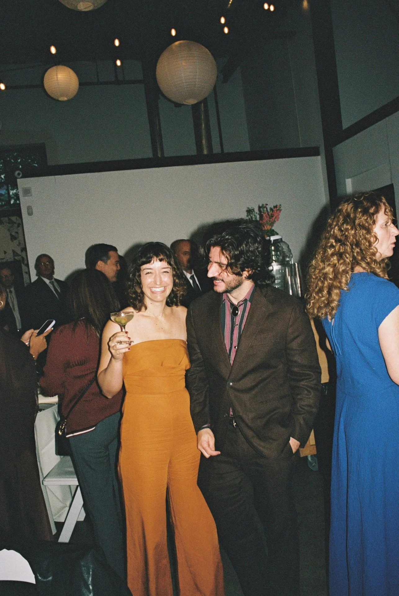 NYC Film Wedding Photographer, photos of guests cocktail hour.jpg