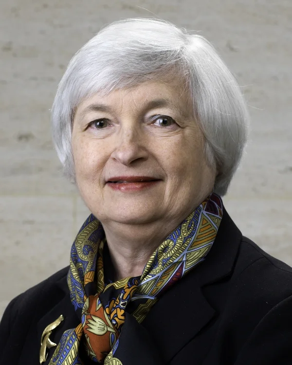 Janet Yellen, Chair of the Board of Governors of the Federal Reserve System. 