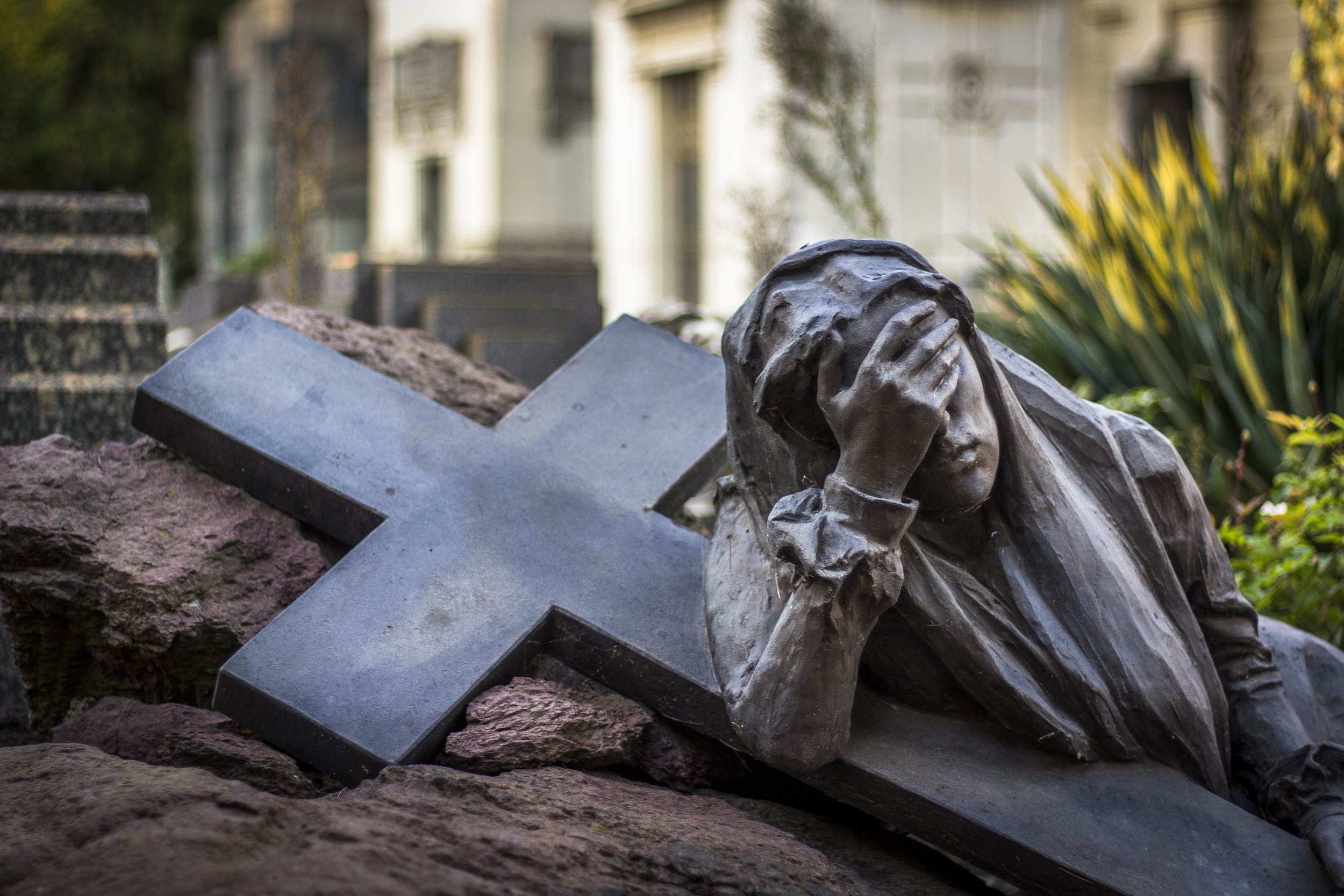 Woman and Cross