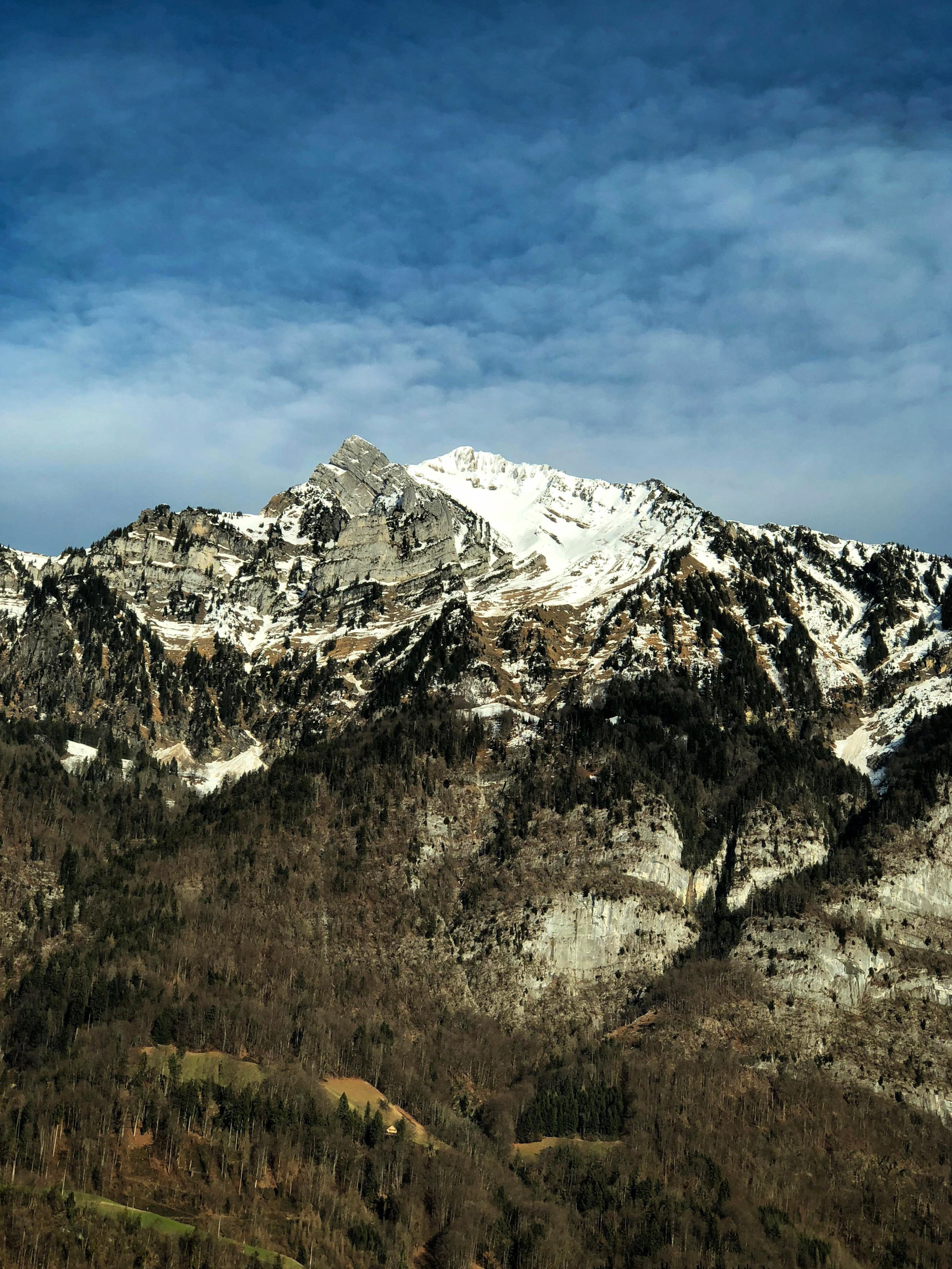 Impressive mountain walls greet you en route to Davos