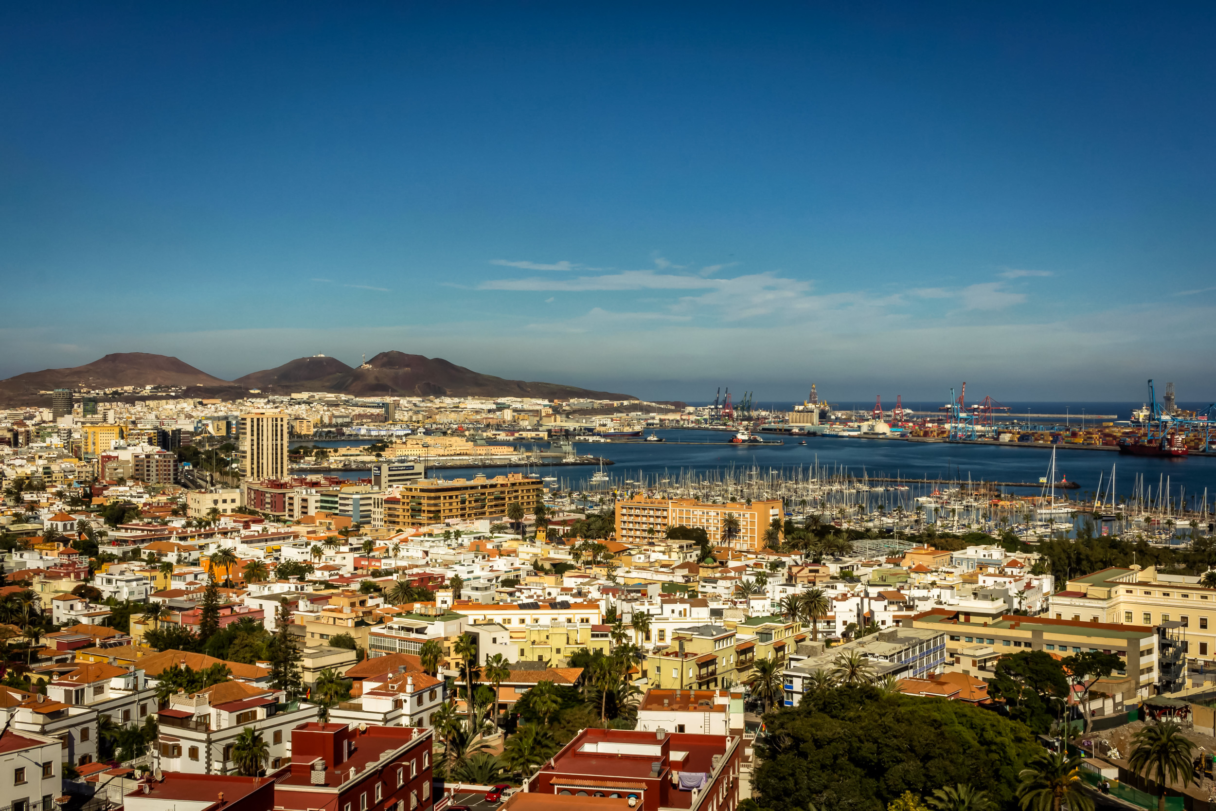 Las Palmas seen from the Hills