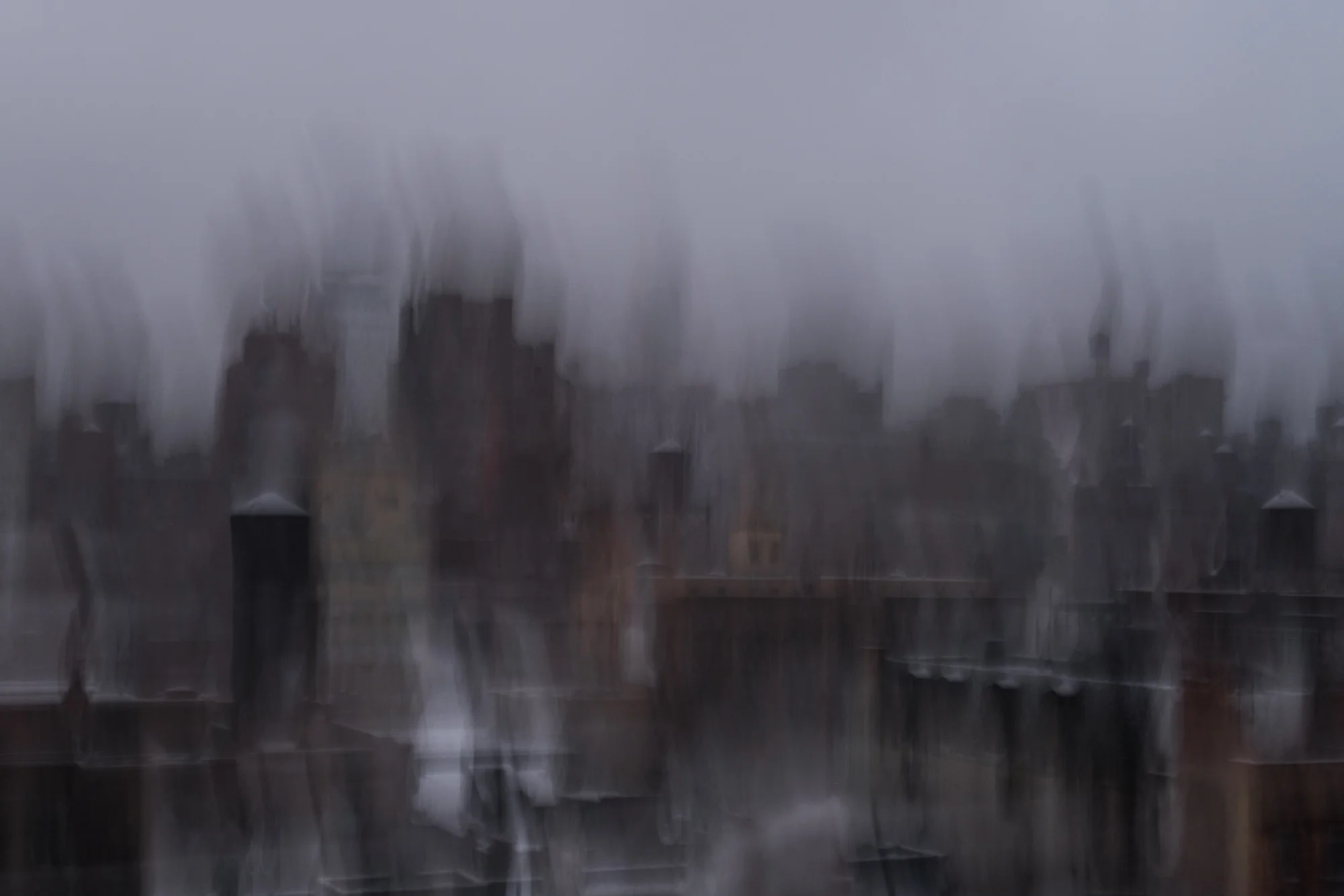 Snowy Dusk, Greenwich Village, 2015