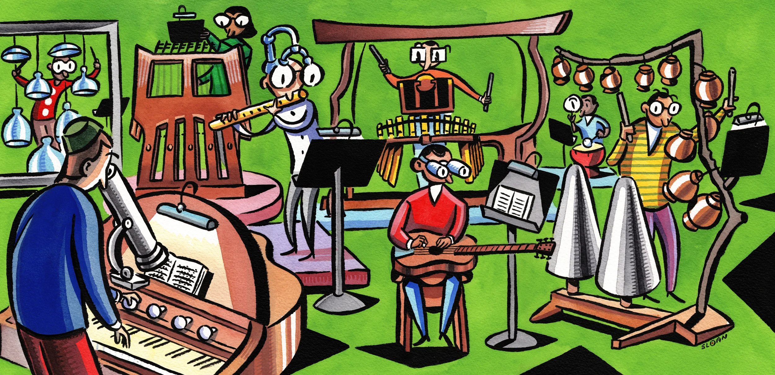 Microtonal music festival celebrating the music of Harry Partch.