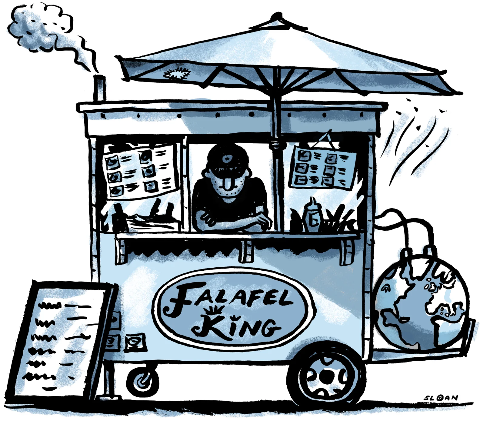 Food carts and their impact on the environment.