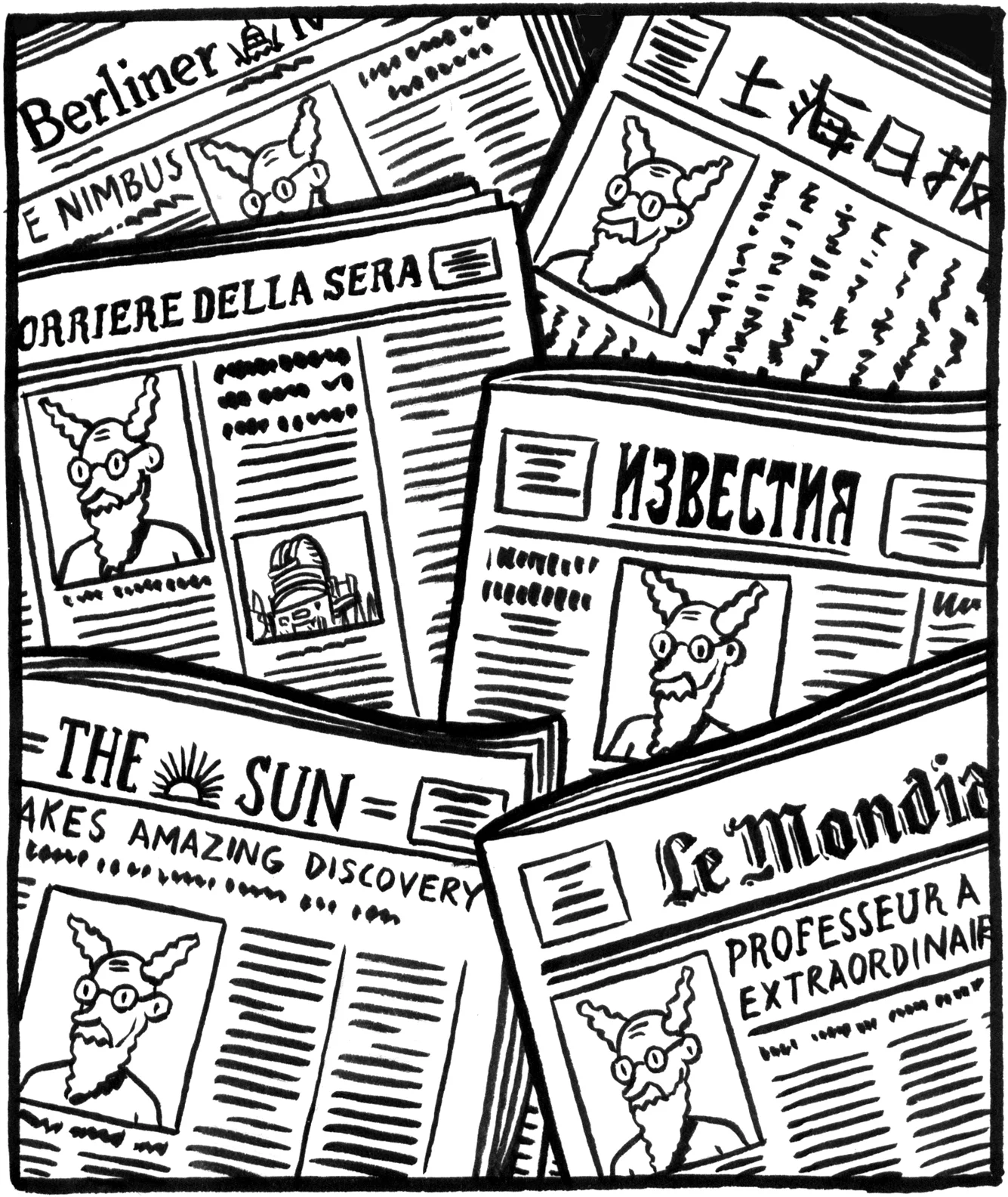 Panel from Nimbus and the Amazing Spectacles.