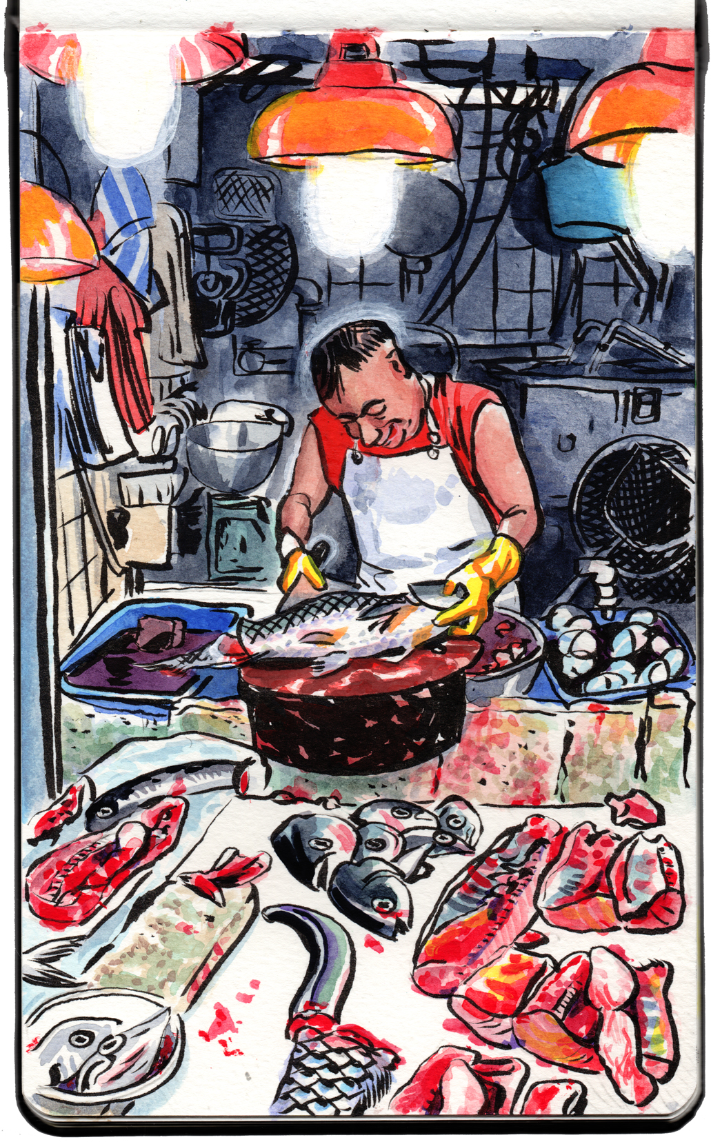 Fishmonger, Kowloon.