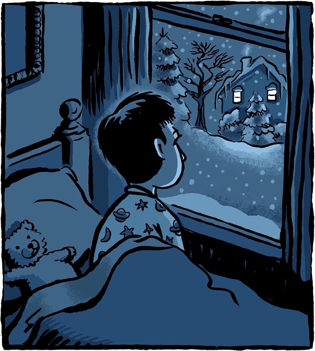 Panel from "Welcome to the New World" comic.
