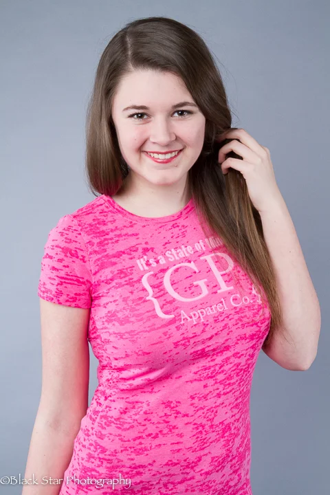 Pink {GP} Signature Burnout Style Tee