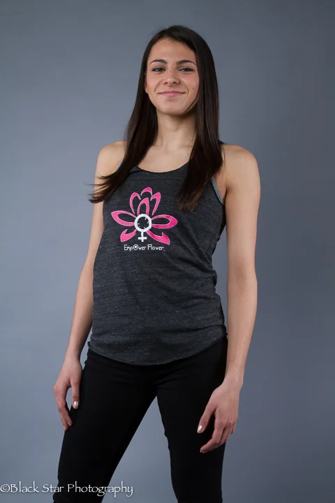 Empower Flower Racerback Tank Topper