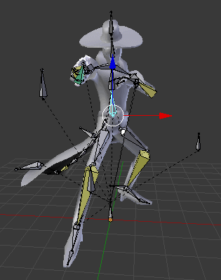 The protagonist's idle animation. 