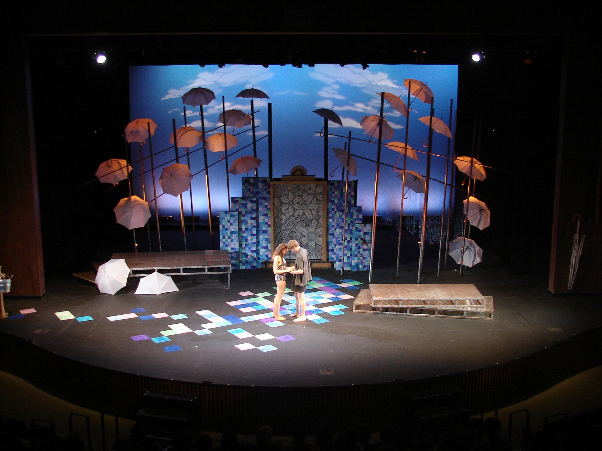 Eurydice (Cuyahoga Community College), By: Sarah Ruhl, Scenic Design: Todd Krispinsky