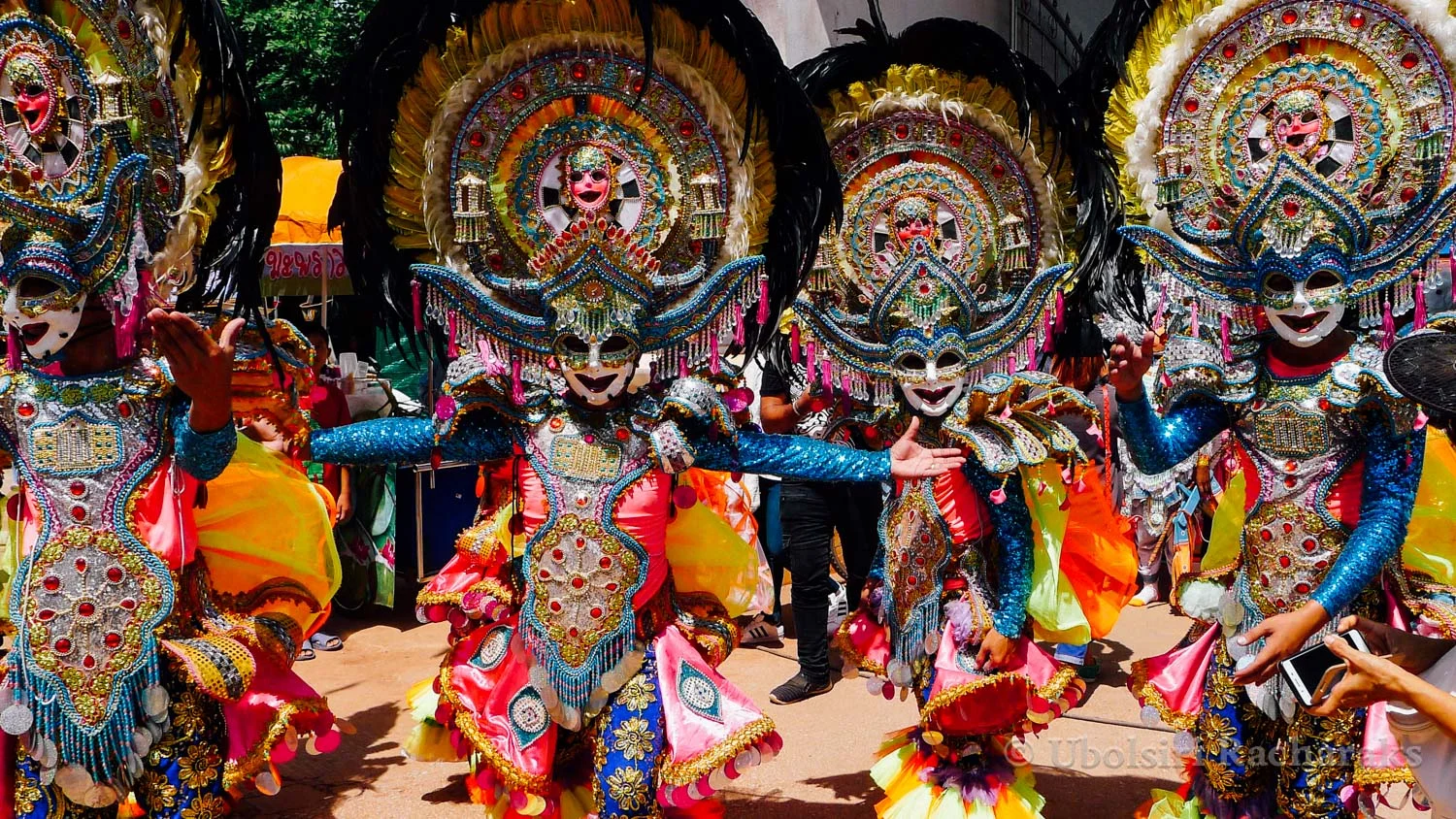 Philippines Performers at Wat Phon Chai
