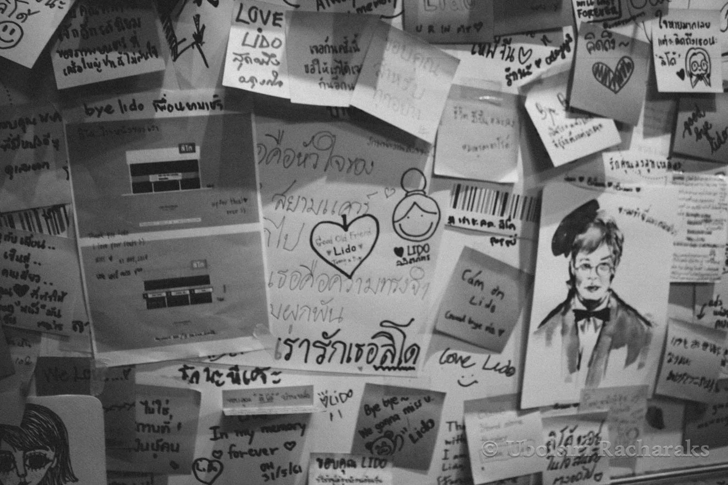 Close Up of Farewell Board