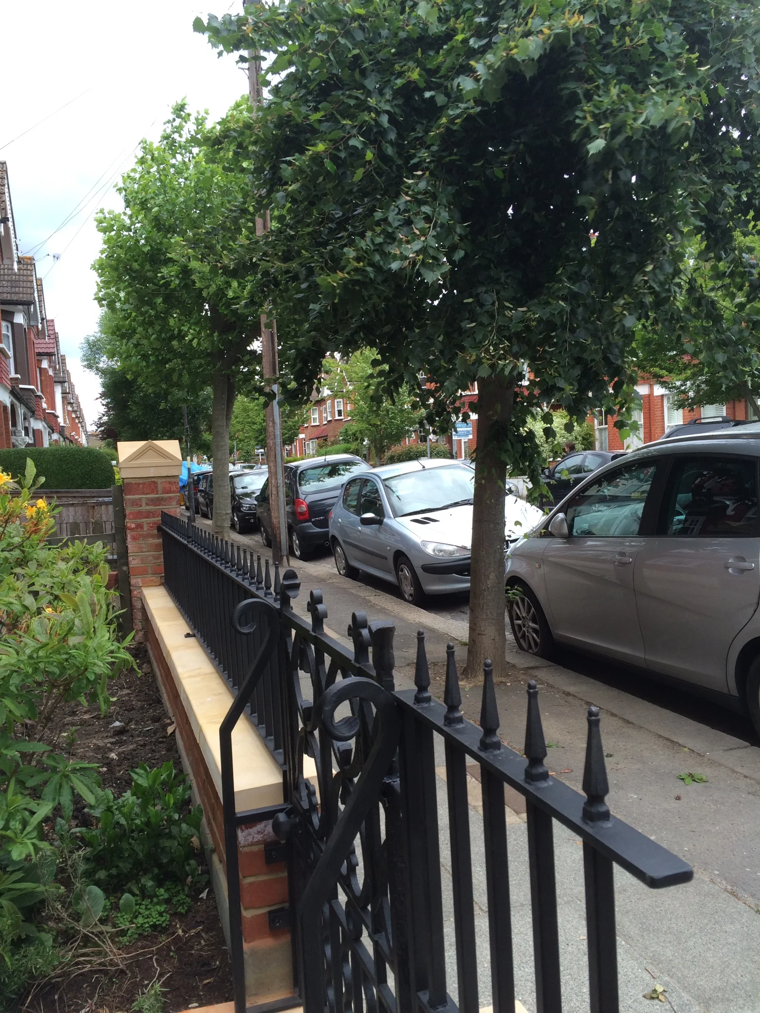  bespoke dog bars to support the weight of the cast iron gate 