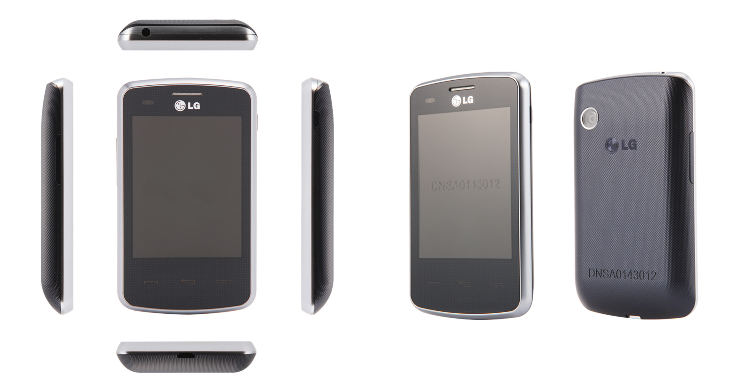 Example of a mock up developed for an entry level touch phone in India.