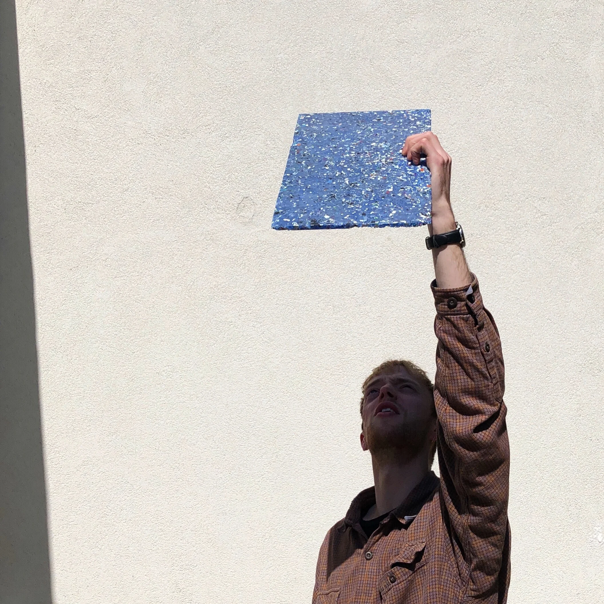 Early prototypes led to the finalised sheet material.