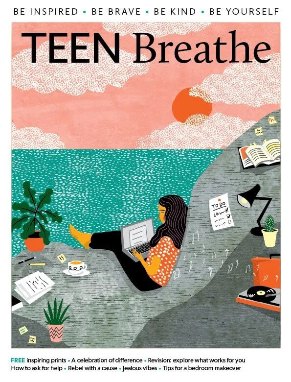 Magazine Cover Art - Teen Breathe Magazine