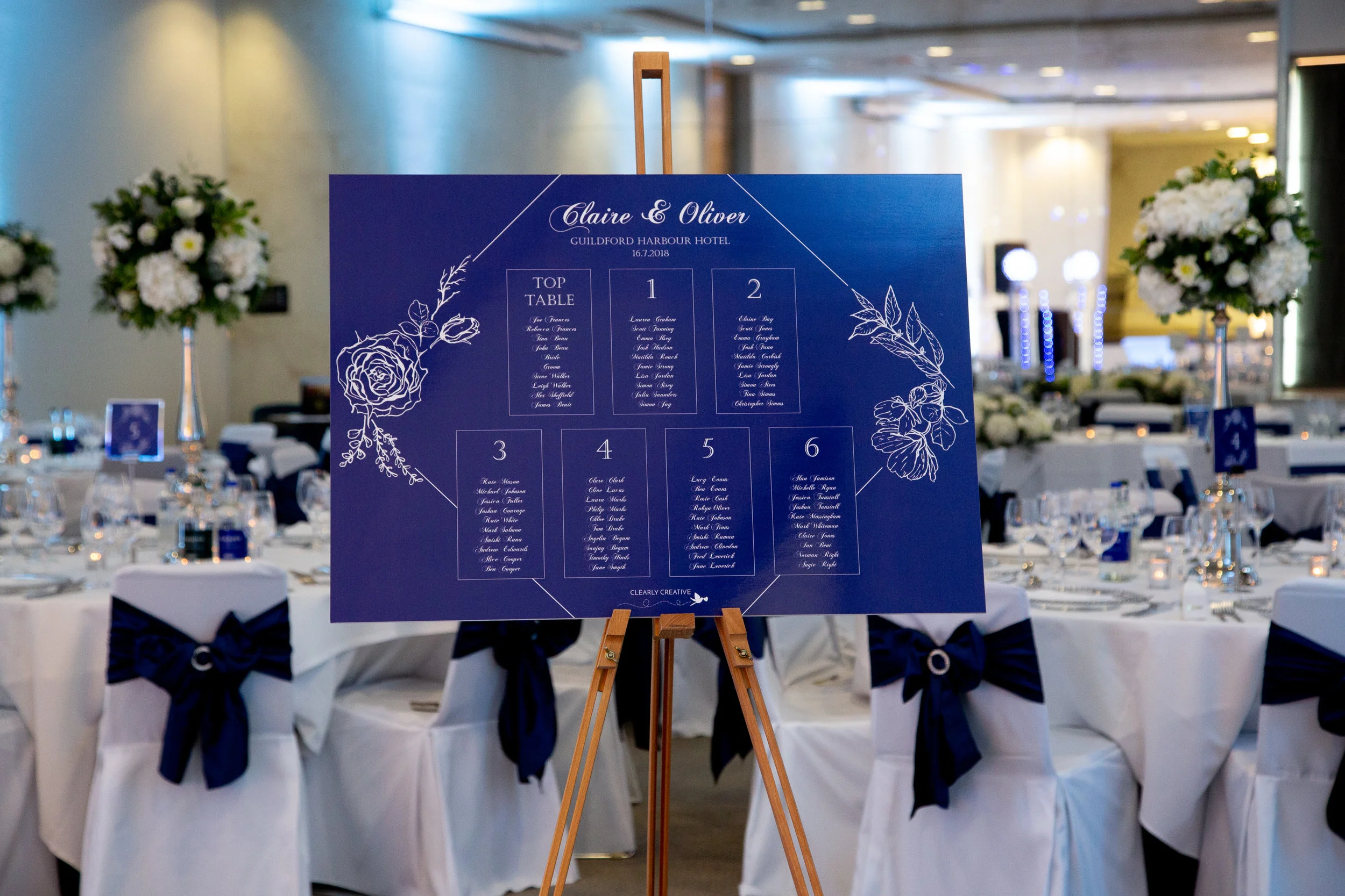 Delicate floral outlines artwork, the background colour can be customised.