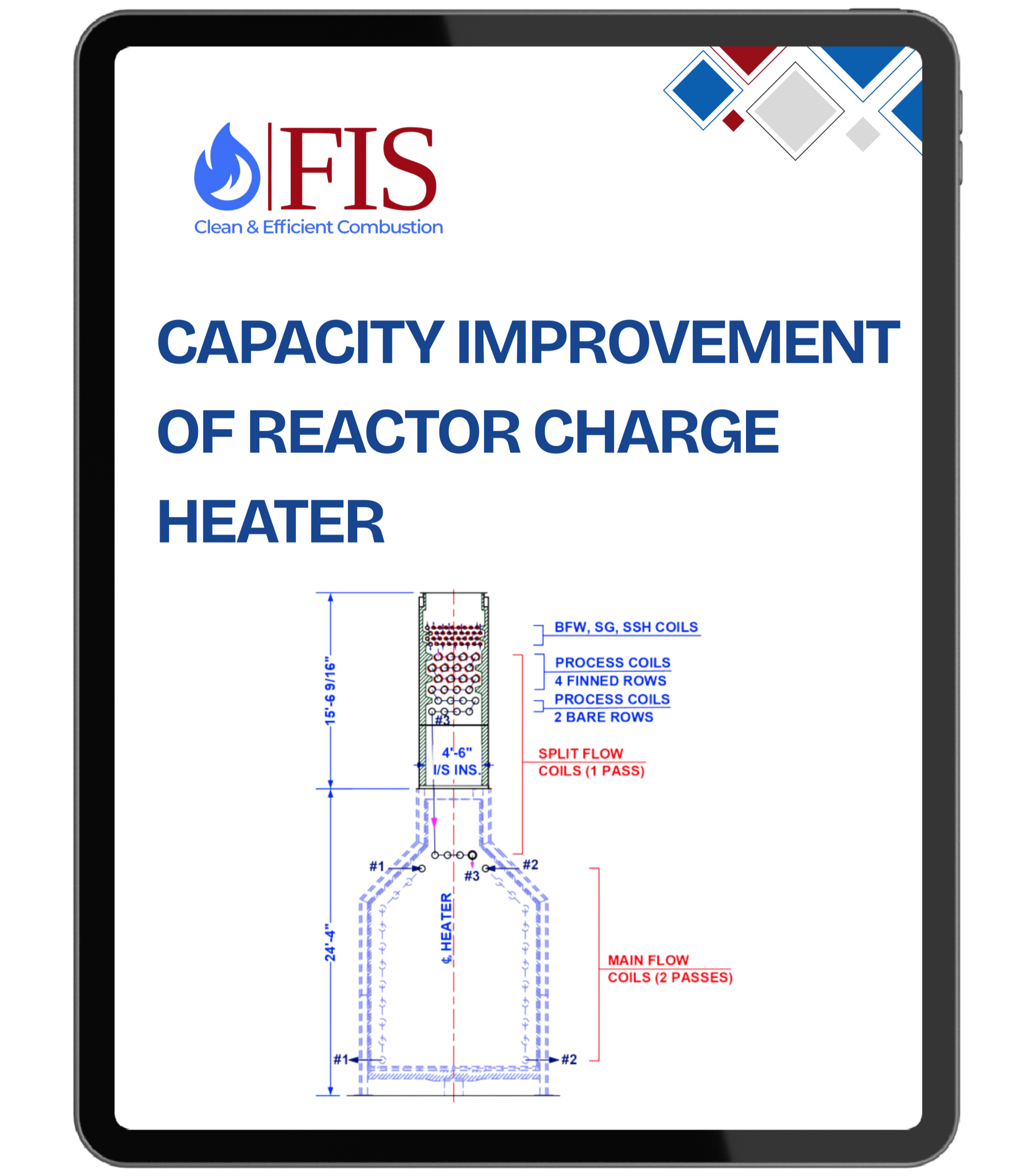 CAPACITY IMPROVEMENT OF REACTOR CHARGE HEATER